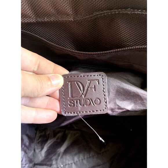 Diane von Furstenberg Mauve Luggage Bag Large - Picture 10 of 12